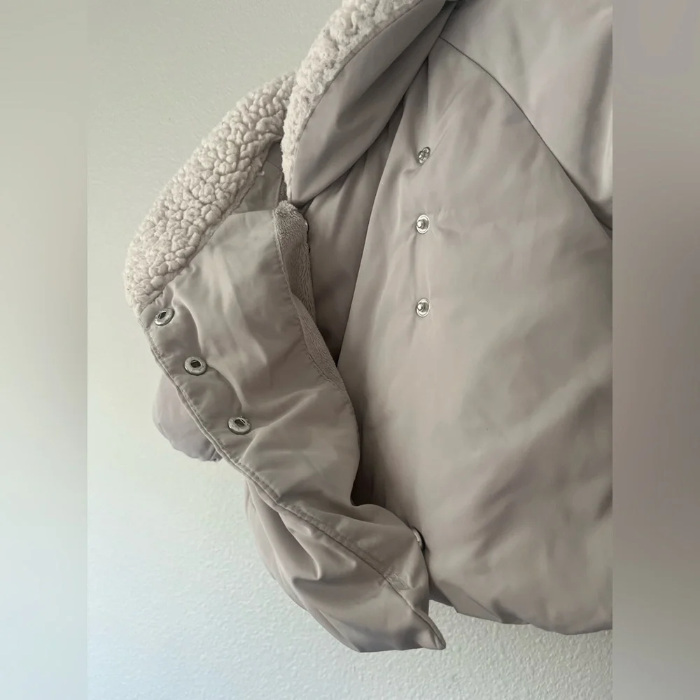 Zara baby girl jacket with Sherpa collar - Picture 8 of 13